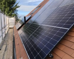 Solar panel installation